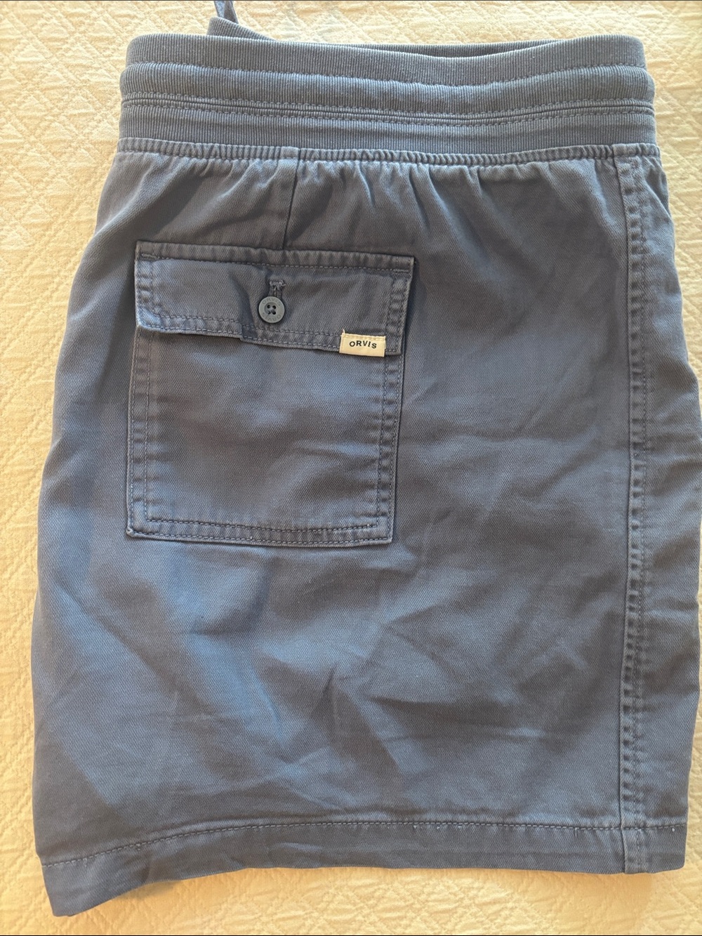 Orvis Women's Blue Drawstring Shorts - Picture 4 of 4